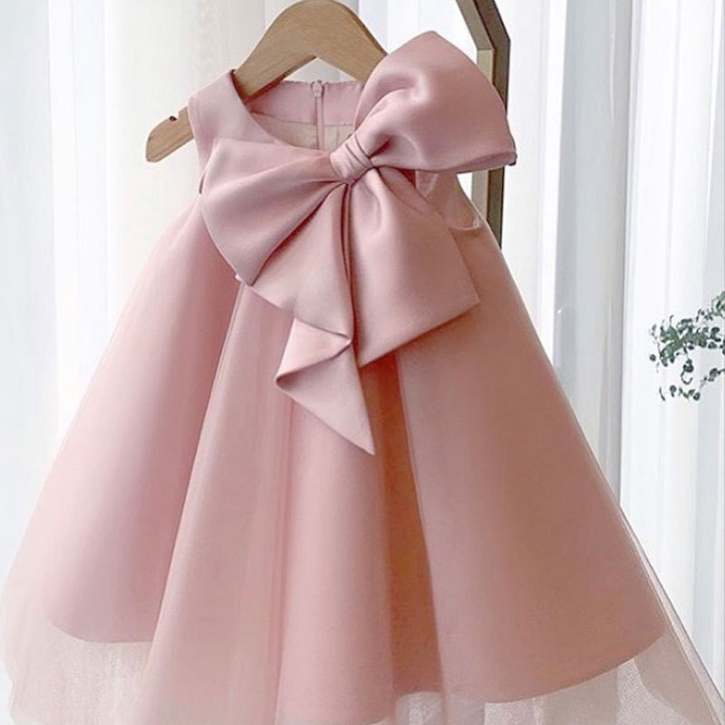 Baby Clothing Set - Mùa Hè 2021 Nơ Lớn Đầm