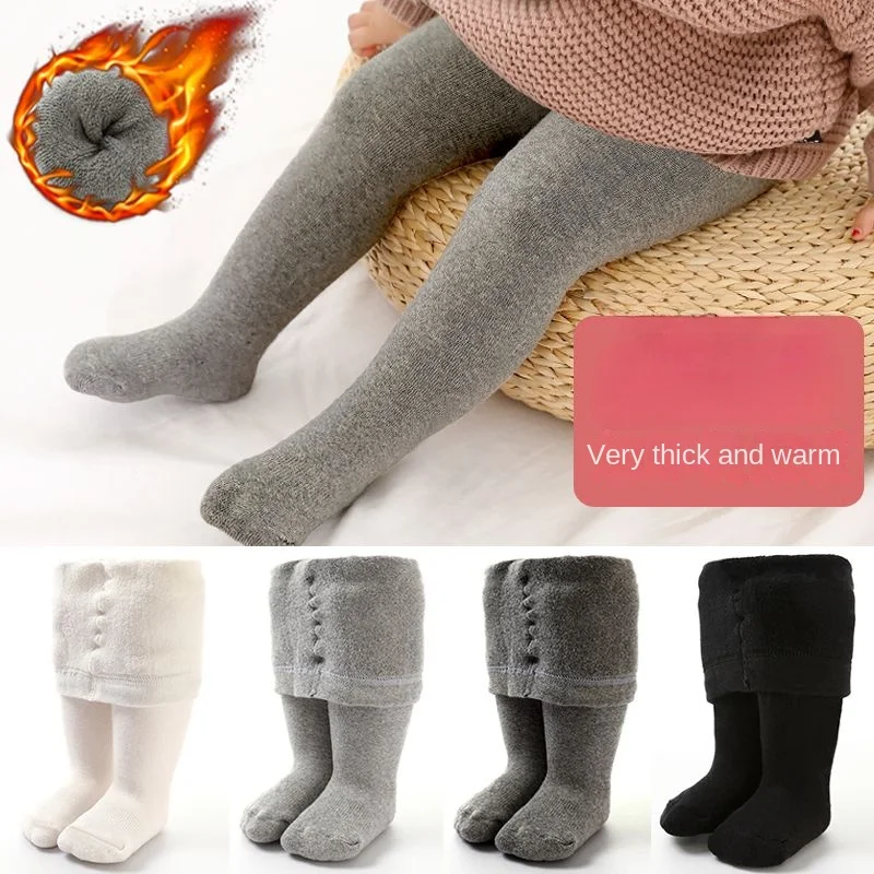 Baby Clothing Next - Baby Tights Winter Autumn Solid Color