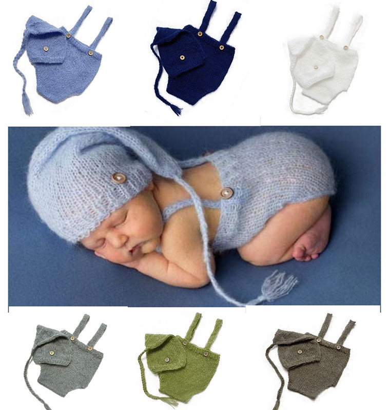 Baby Clothing Set - 2pcs/set Crochet Newborn Outfit Newborn Photography