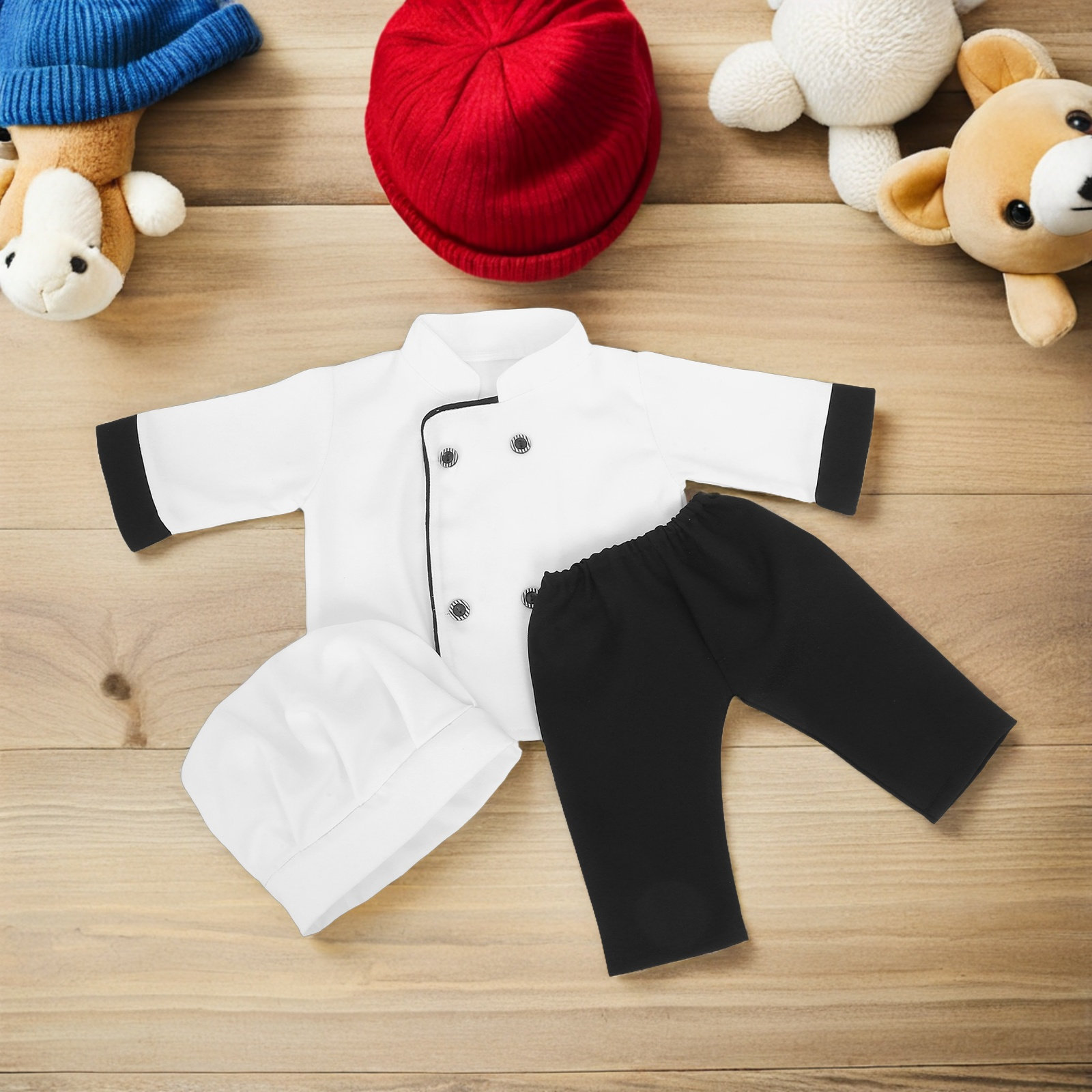 1Set Infant Chef Costume for B - đánh giá và giá Baby Clothing Set