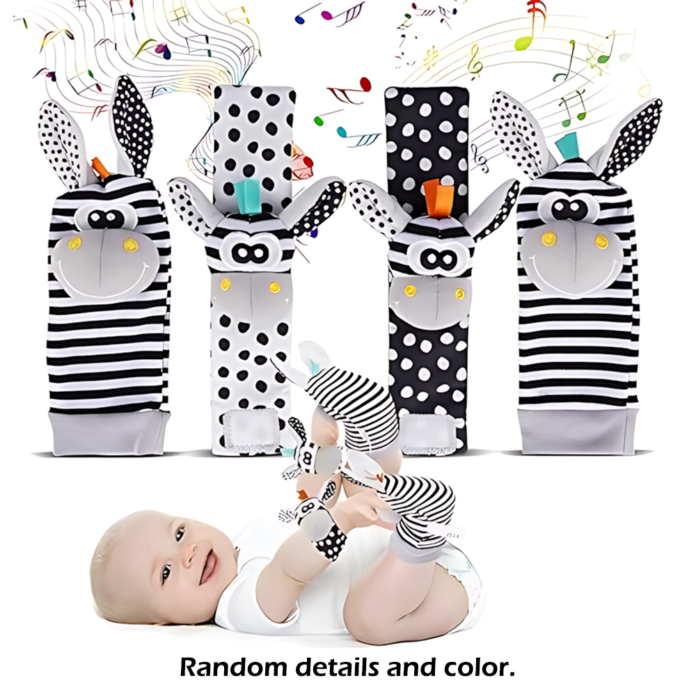 4pcs/Set Baby Infant Wrist Rat - đánh giá và giá Toddler Sock Set