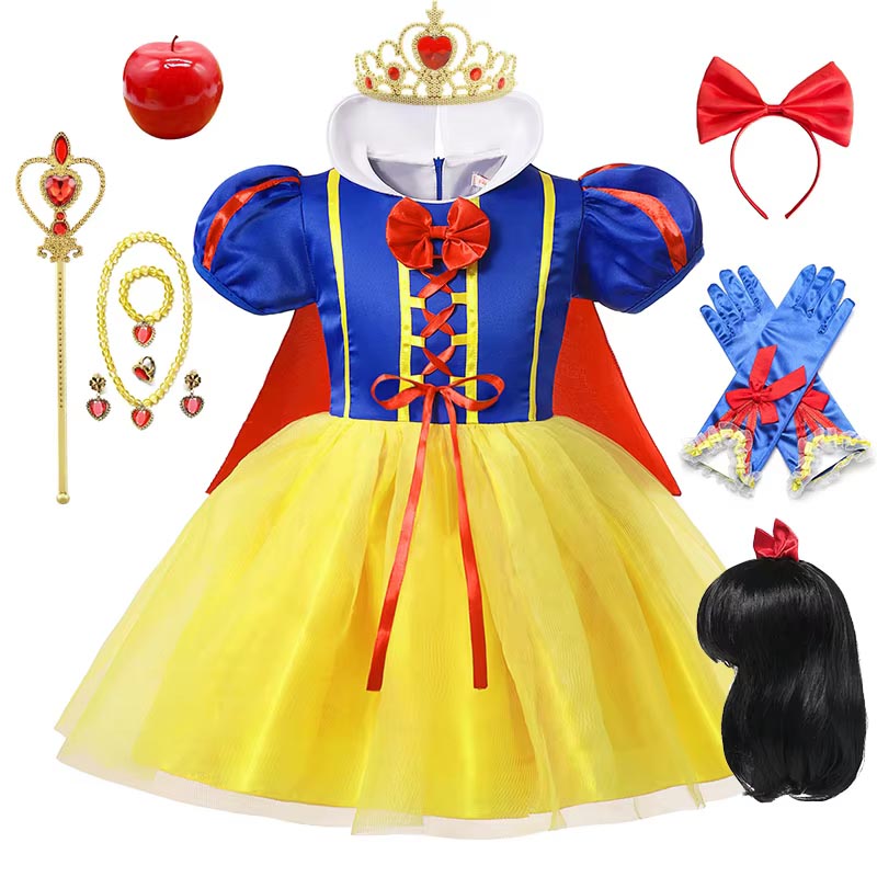 Snow White Princess Dress Kids - đánh giá và giá Baby Q Clothing
