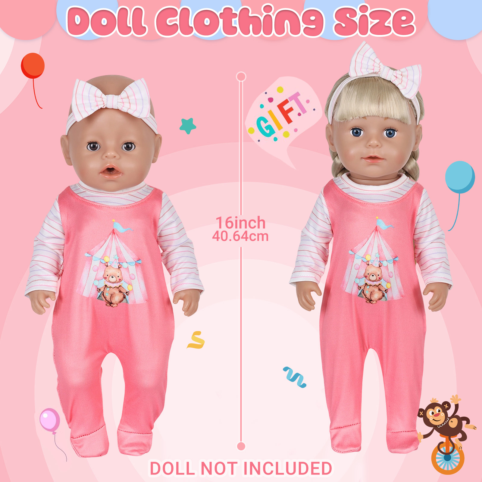 Doll Clothes for 16-18inch 40- - đánh giá và giá Baby Clothing Set