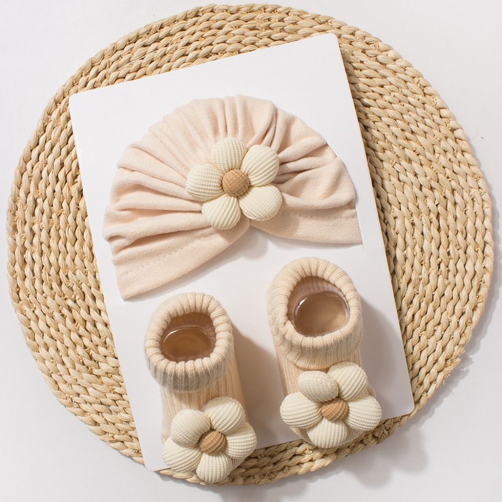 Sweet Big Flower Baby Hat Sock - đánh giá và giá Toddler Sock Set