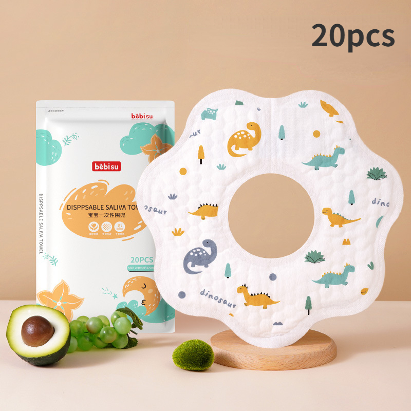 Disposable Baby Bib 20pcs/pack - đánh giá và giá Printed Bibs Pack
