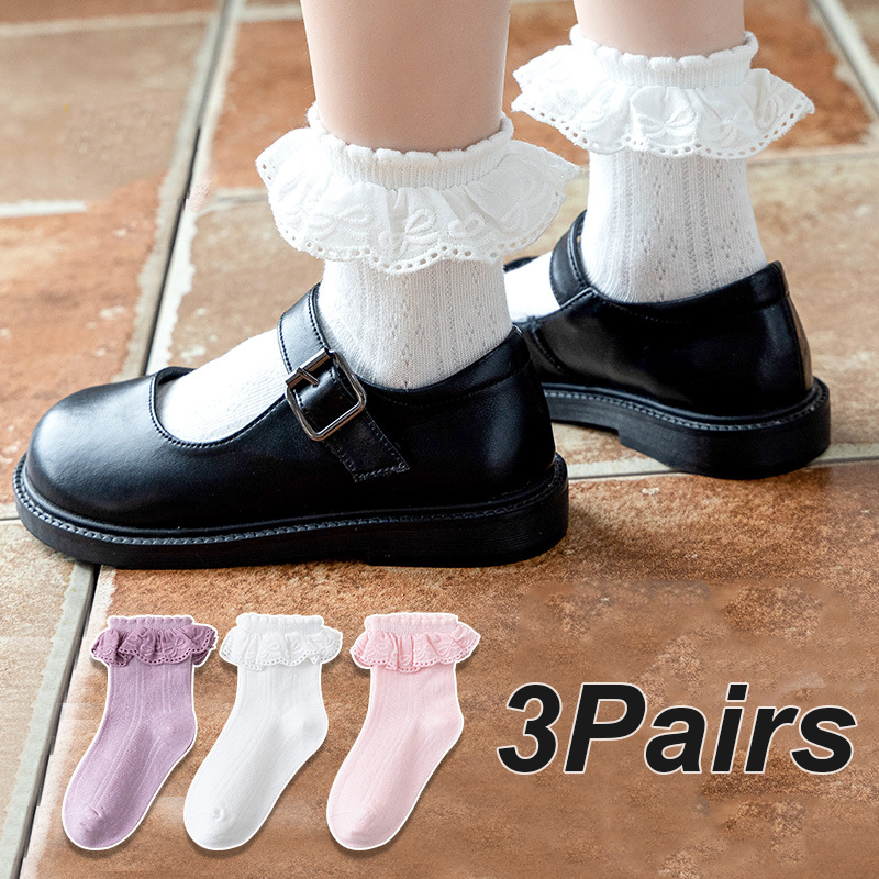 3Pairs/set Kids Girls Ankle So - đánh giá và giá Toddler Sock Set