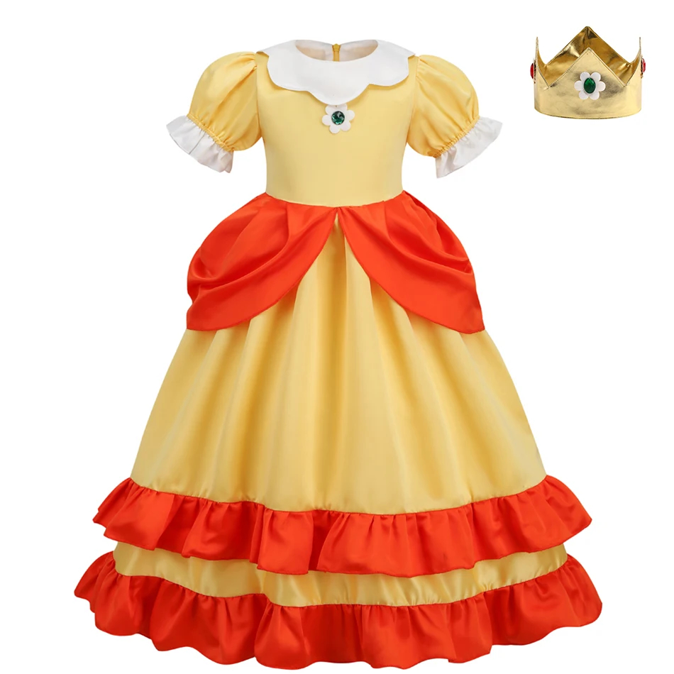 Peach Princess Dress Girl 2-10 - đánh giá và giá Baby Q Clothing