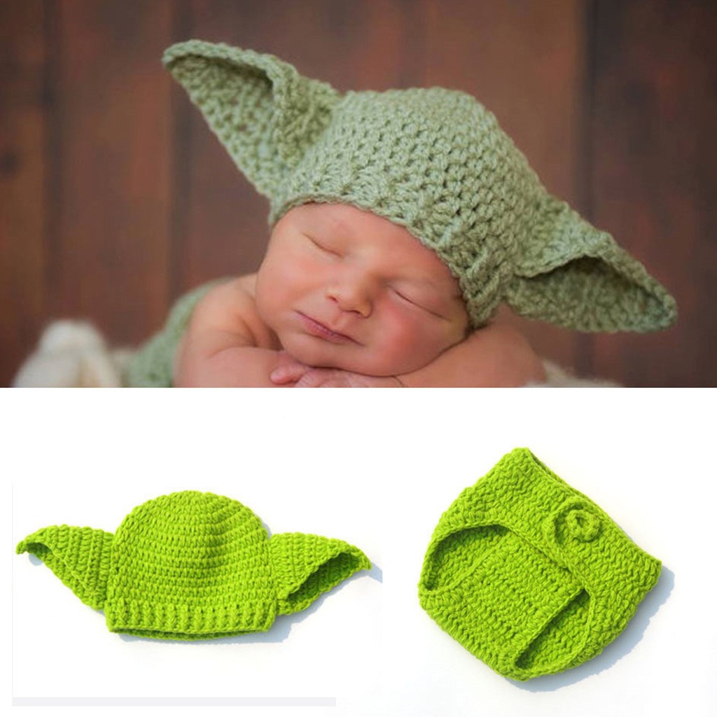 Green Yoda Handmade Woolen Bab - đánh giá và giá Baby Yoda Clothing