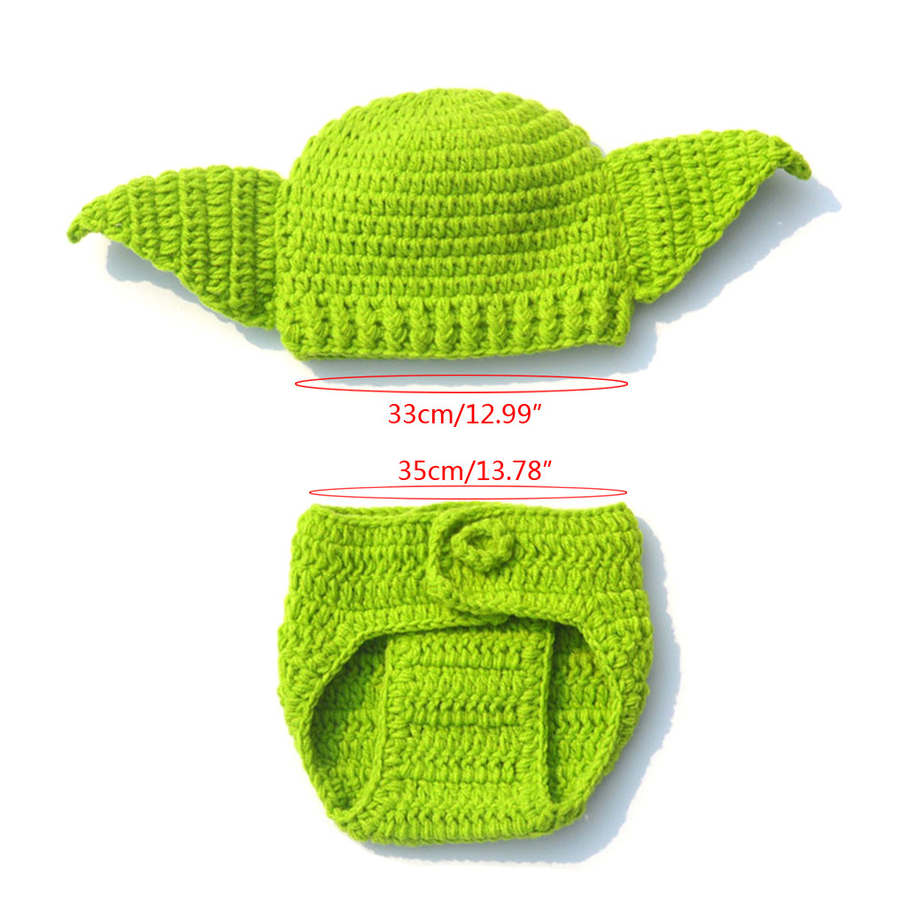Green Yoda Handmade Woolen Bab - đánh giá và giá Baby Yoda Clothing