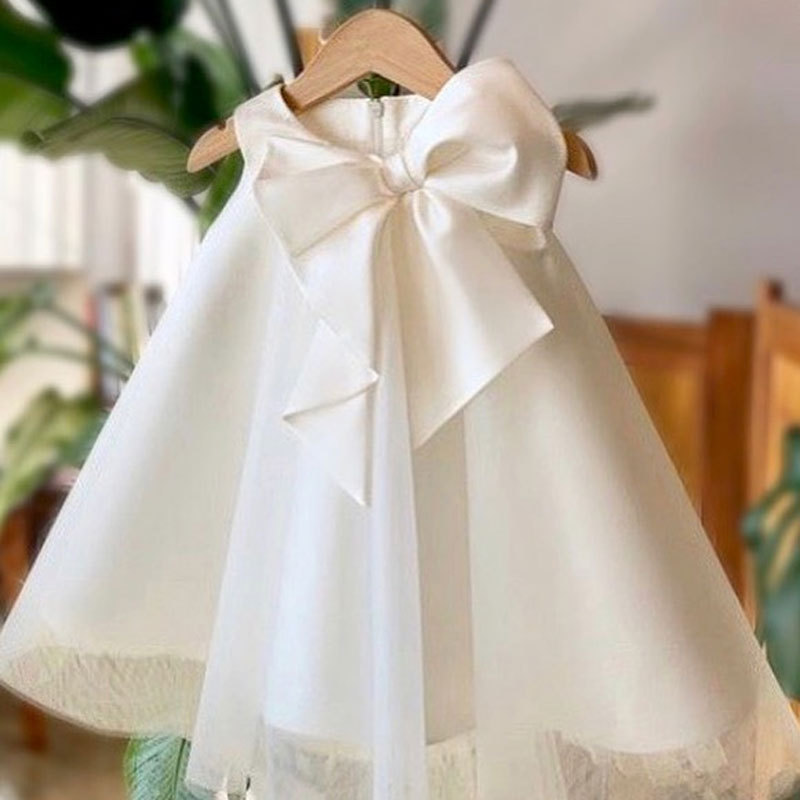 Mùa Hè 2021 Nơ Lớn Đầm Bé Gái  - đánh giá và giá Baby Clothing Set