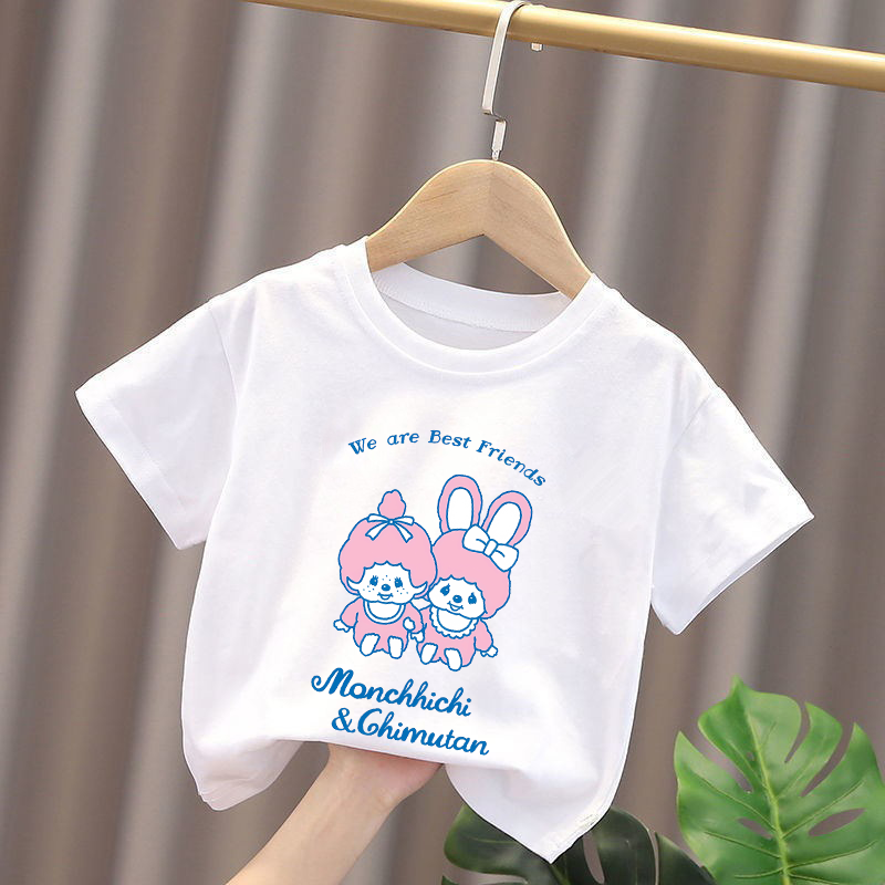 Monchhichi Kids T-shirts Anime - đánh giá và giá Baby Clothing Set