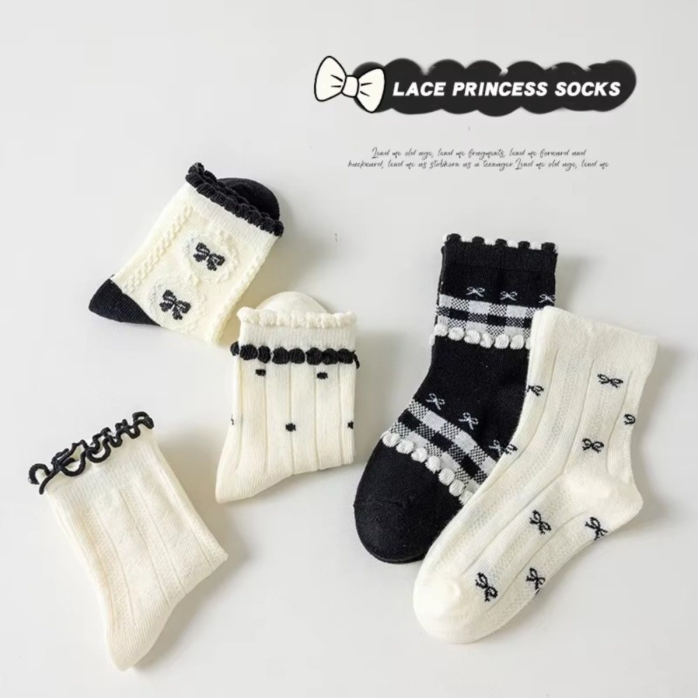 5Pairs 5 Pairs Set Cotton Crew - đánh giá và giá Toddler Sock Set