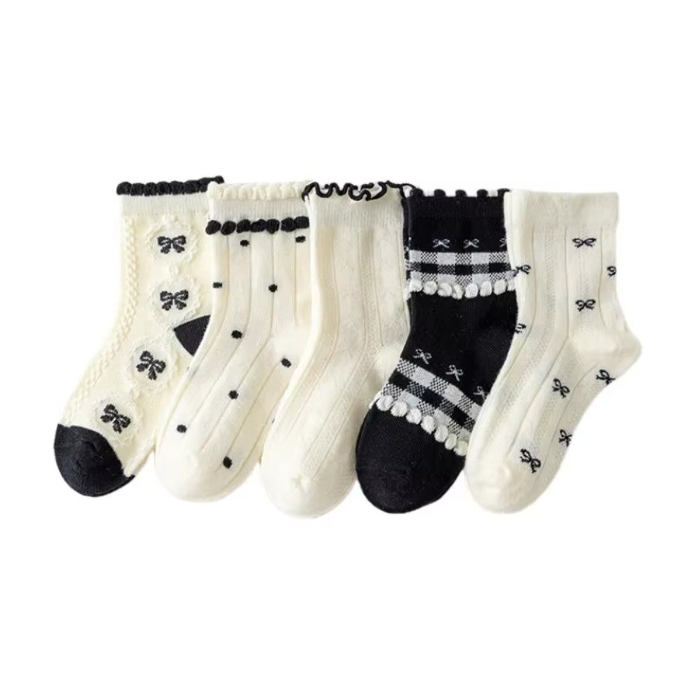 5Pairs 5 Pairs Set Cotton Crew - đánh giá và giá Toddler Sock Set