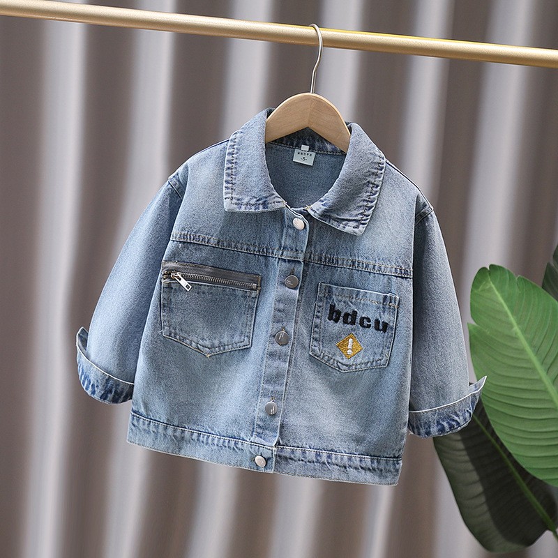 Cute Style Baby Child Denim Ja - đánh giá và giá Baby Clothing Set