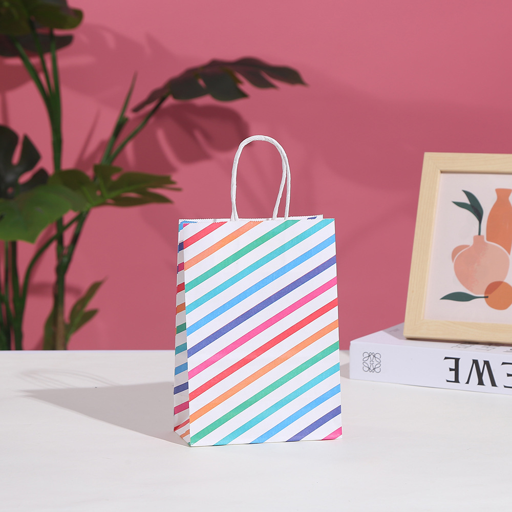 30pcs Stripe Kraft Paper Gift  - đánh giá và giá Baby Clothing Event