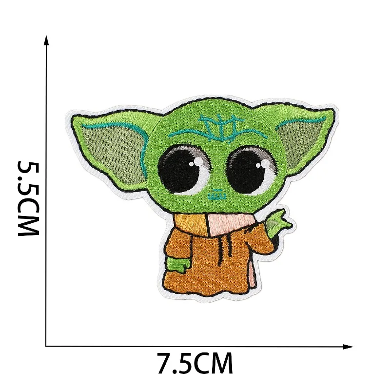 9pcs Stars Warsed Figure Patch - đánh giá và giá Baby Yoda Clothing