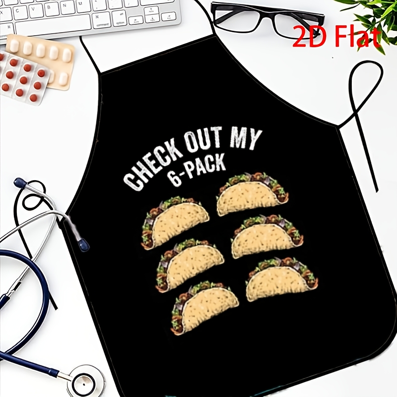 Funny Taco Apron, Check Out My - đánh giá và giá Printed Bibs Pack
