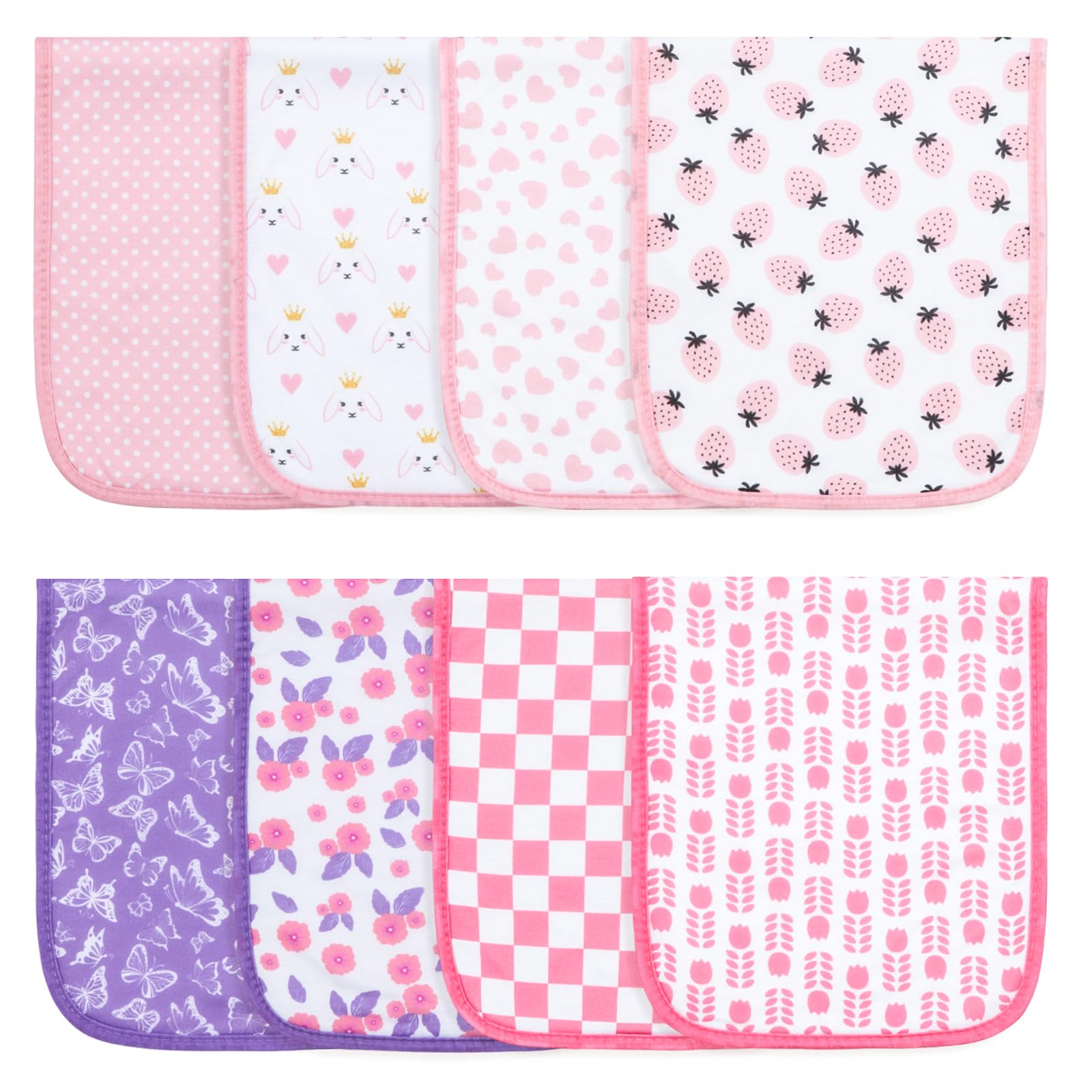 Benoxine 8-Pack Organic Cotton - đánh giá và giá Printed Bibs Pack