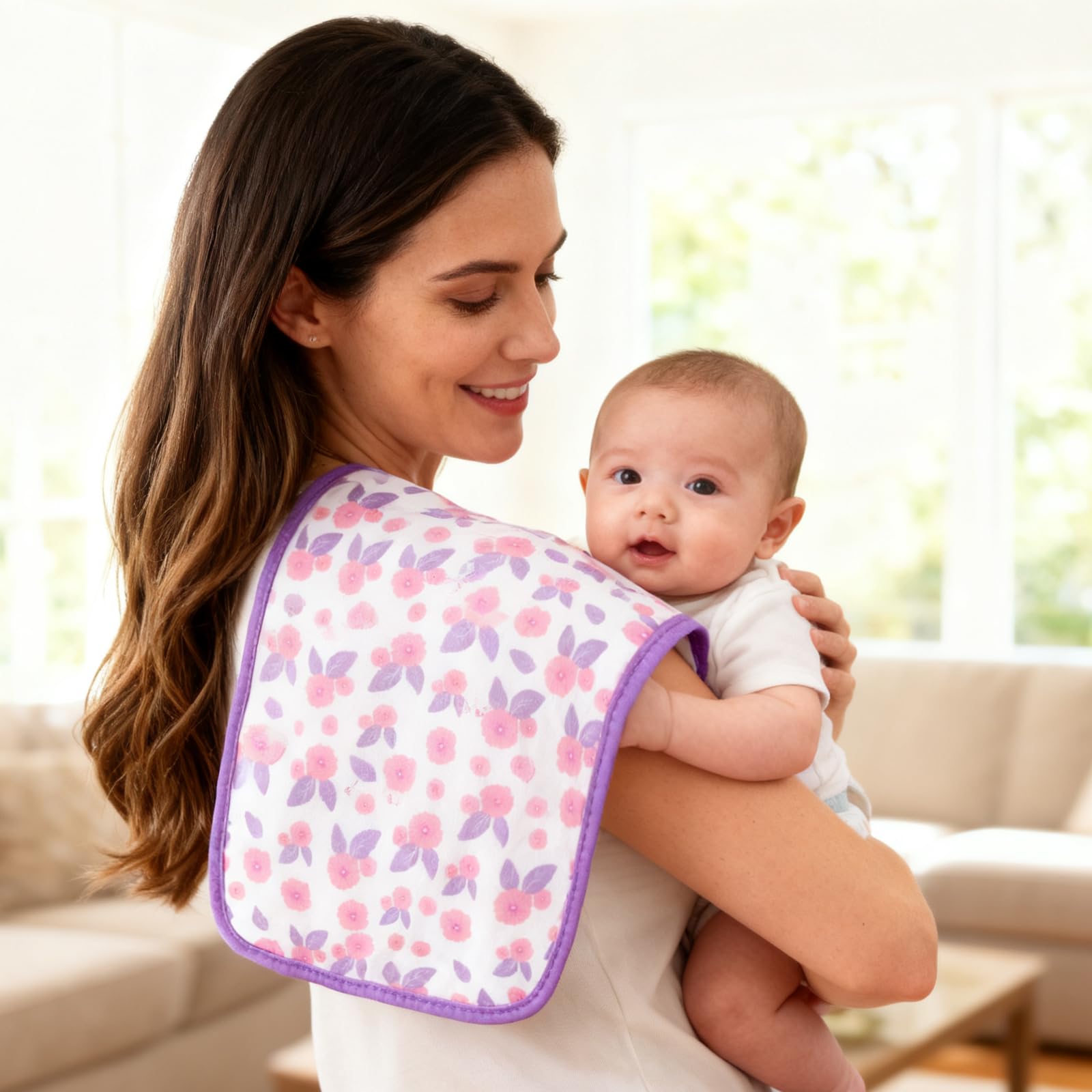 Benoxine 8-Pack Organic Cotton - đánh giá và giá Printed Bibs Pack