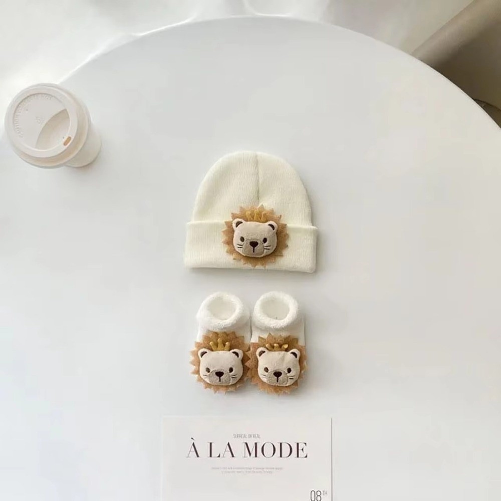 2PCS/Set New Cartoon Baby Hat  - đánh giá và giá Toddler Sock Set