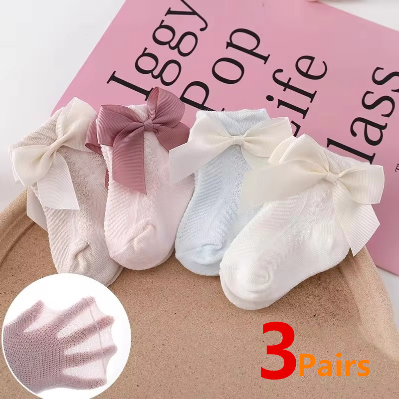 3Pairs/Lot Summer Baby Mesh So - đánh giá và giá Toddler Sock Set