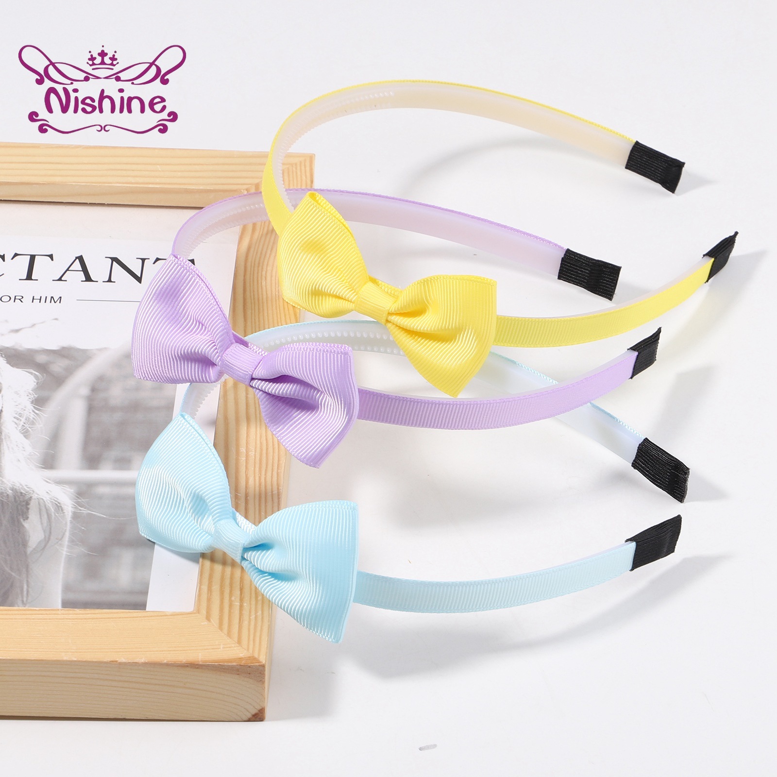 1PCS Ribbon Bow Knot Headband  - đánh giá và giá Baby Clothing 1 Year Old