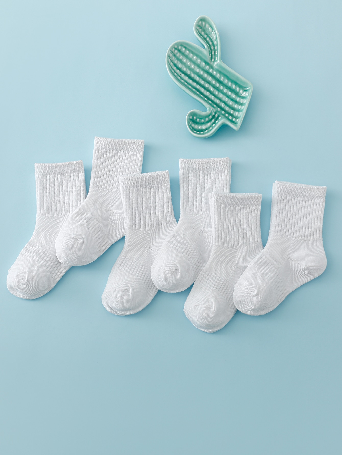 6pairs Toddler Kids Solid Crew - đánh giá và giá Toddler Sock Set