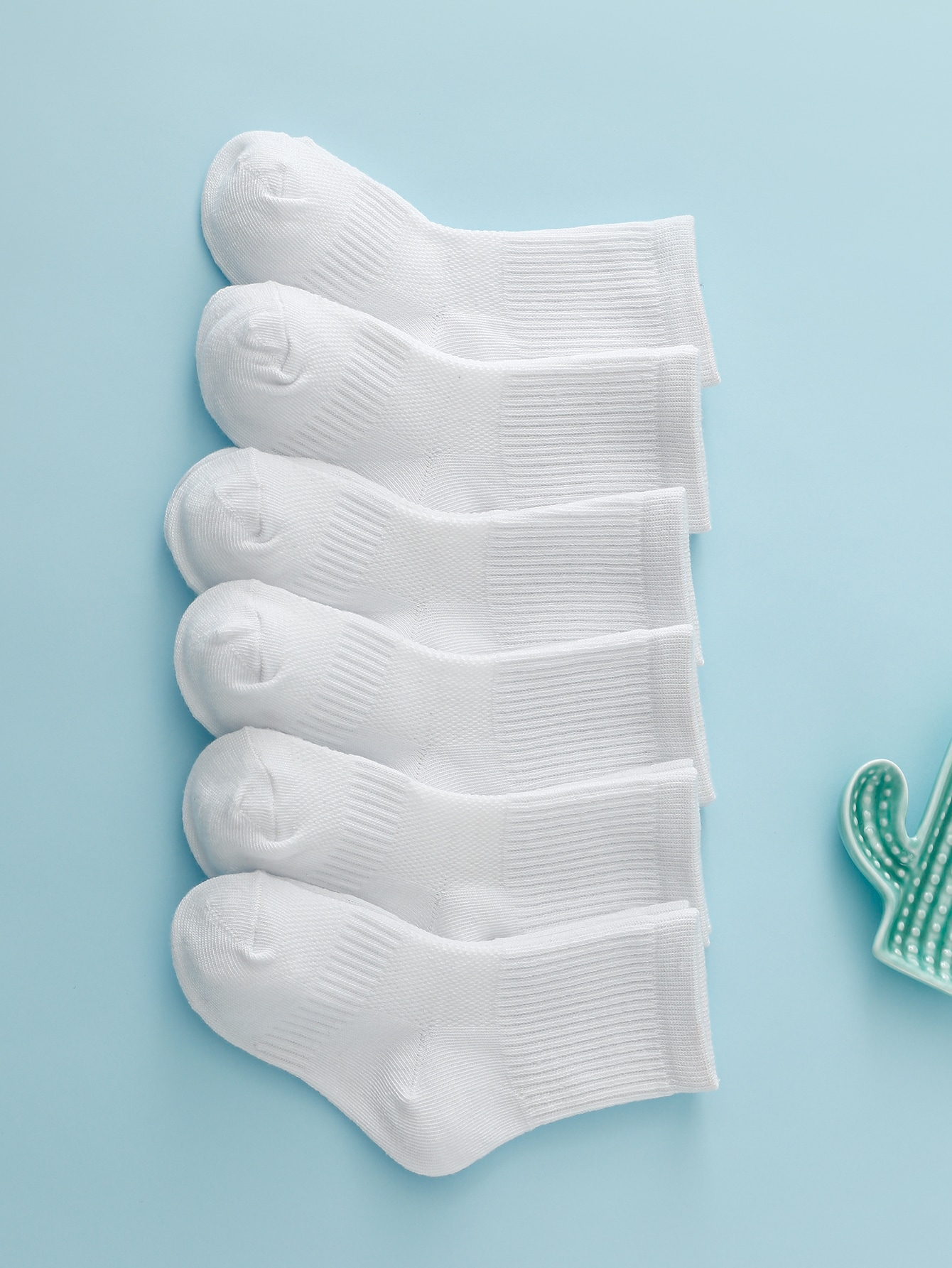 6pairs Toddler Kids Solid Crew - đánh giá và giá Toddler Sock Set