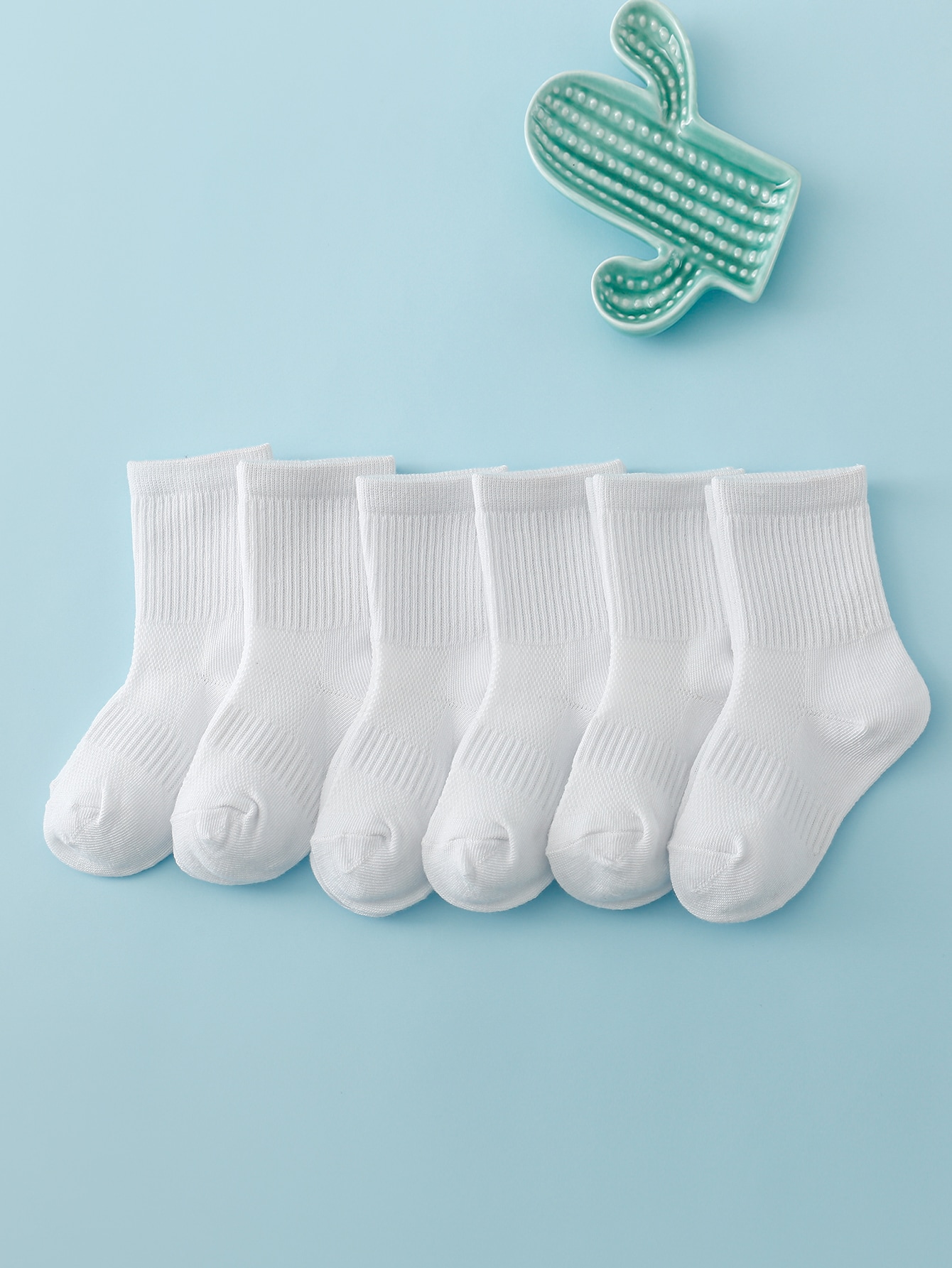6pairs Toddler Kids Solid Crew - đánh giá và giá Toddler Sock Set