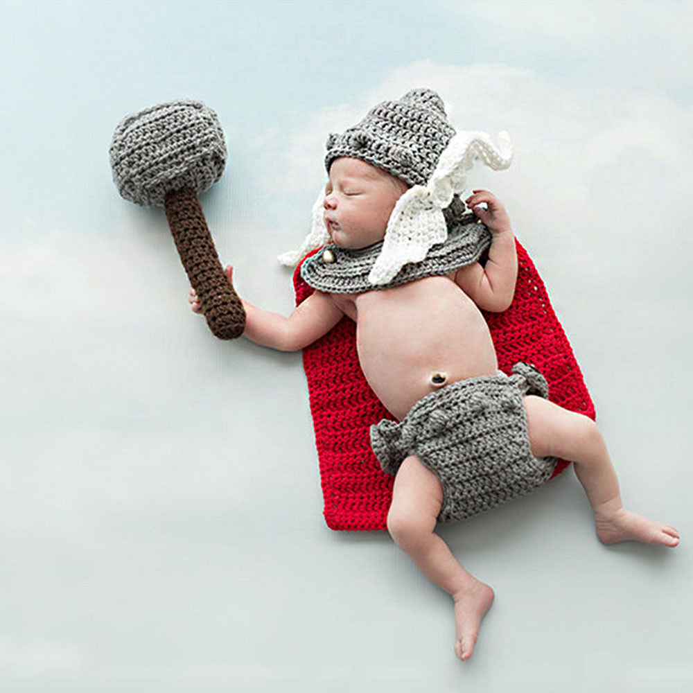 Newborn Photography Props Thor - đánh giá và giá Baby Clothing 1 Year Old